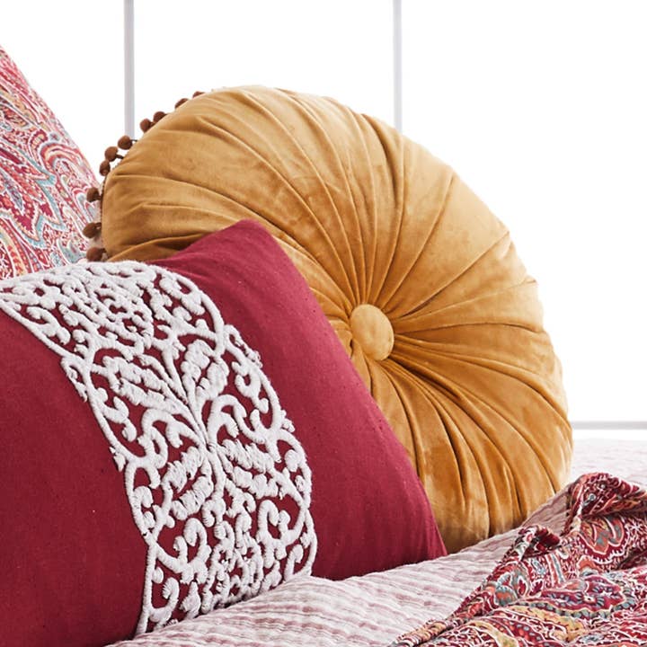 Levtex Home - Wholesale Throw/Decorative Pillow - Kimpton Round Velvet Pillow