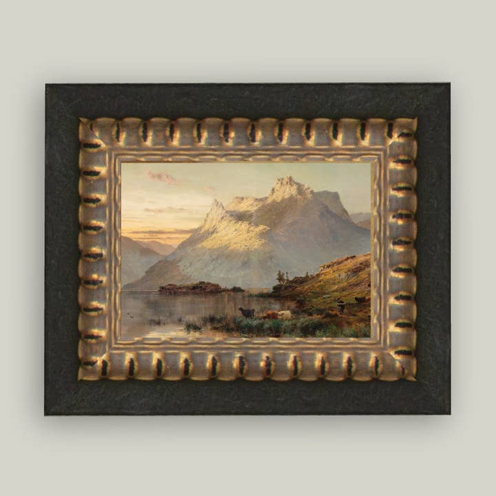 Petal Lane Home - Wholesale Art Print - Peaks of the Western Highlands Framed Antique Art0