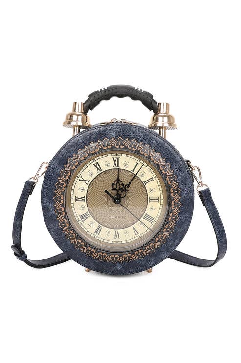 Ellas Trading - Wholesale Shoulder Bag - Women's - Unique Luxury Shoulder Handbag Round Clock 9