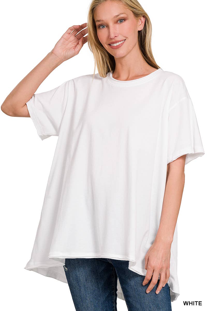 42POPS – wholesale Tunic – Women’s – ".._ Washed Cotton Drop Shoulder Oversized Top13