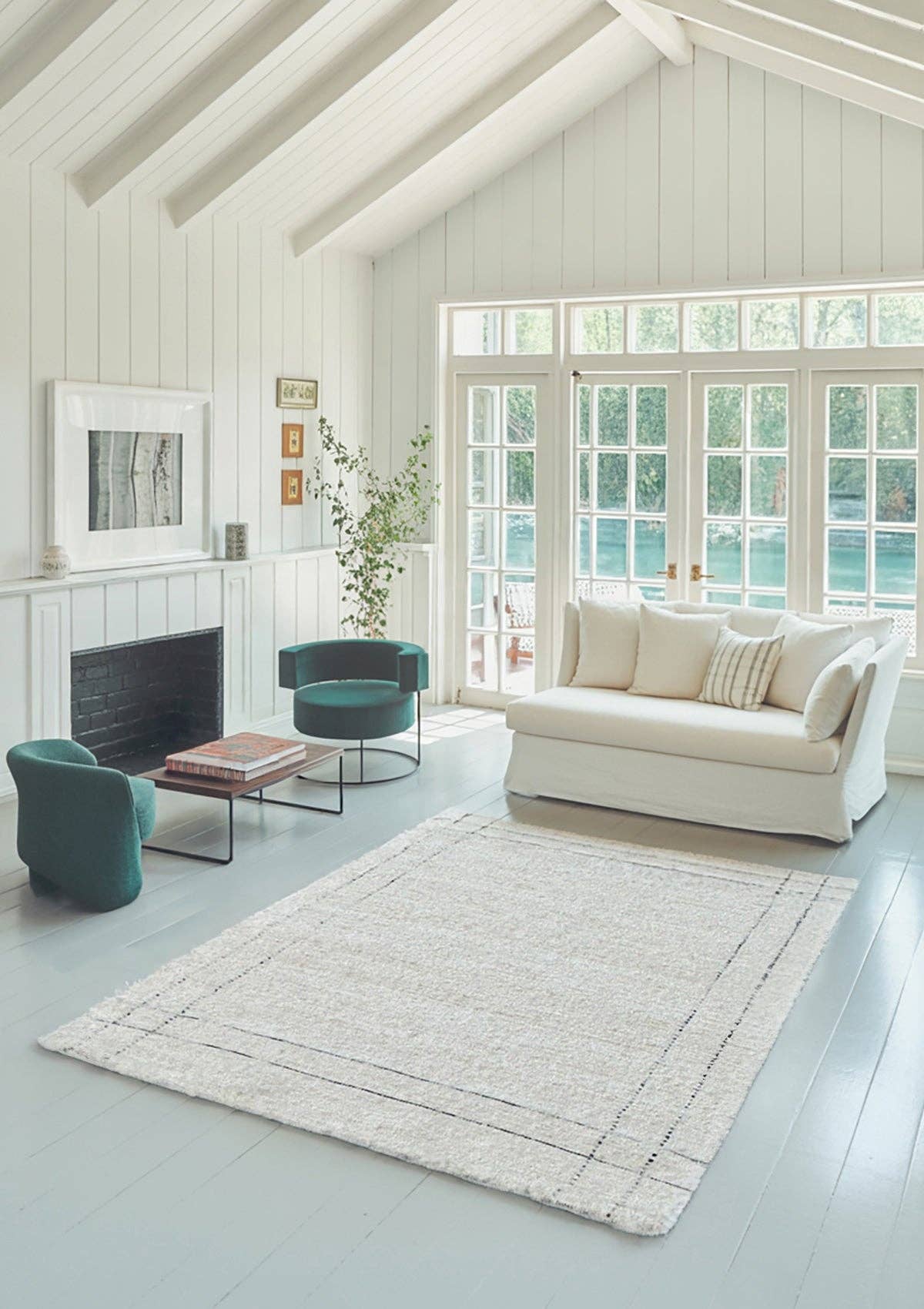 AFK Living – wholesale Matta – Handvävd matta i återvunnen bomull VASCO1