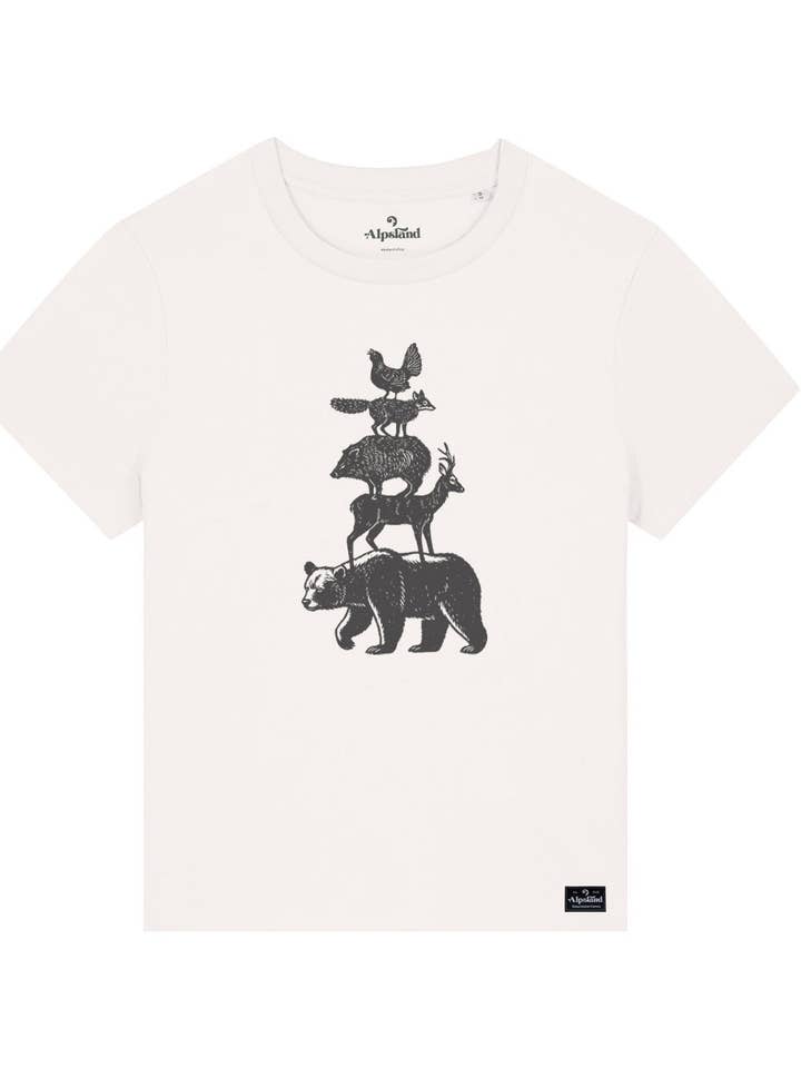 Amies sauvages des Alpes – T-shirt premium bio pour femmes pour la vente par Alpsland