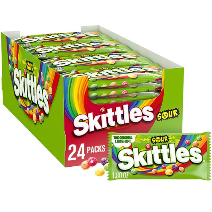 Skittles Sour Einzelgröße 24 Stück 51g für den Großhandel von Snacky Candy