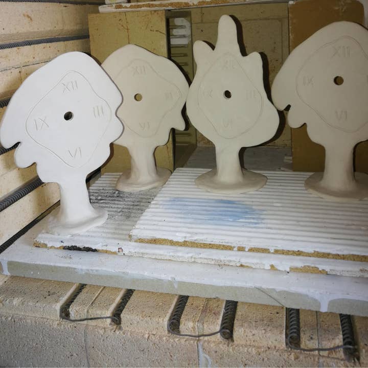 Mypotteryart.bcn - Wholesale Desk Clock - Ceramic clock for table/single piece6