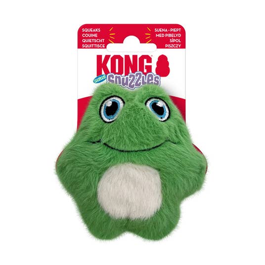 KONG Snuzzles Mini Frog for wholesale by Hofman Animal Care