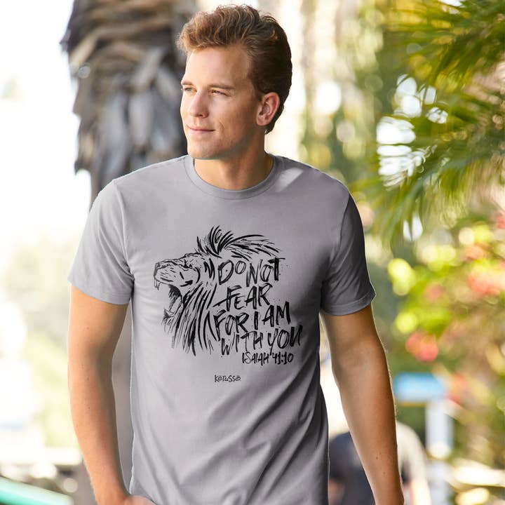 Silver Kerusso Christian T-Shirt Do Not Fear for wholesale on Faire