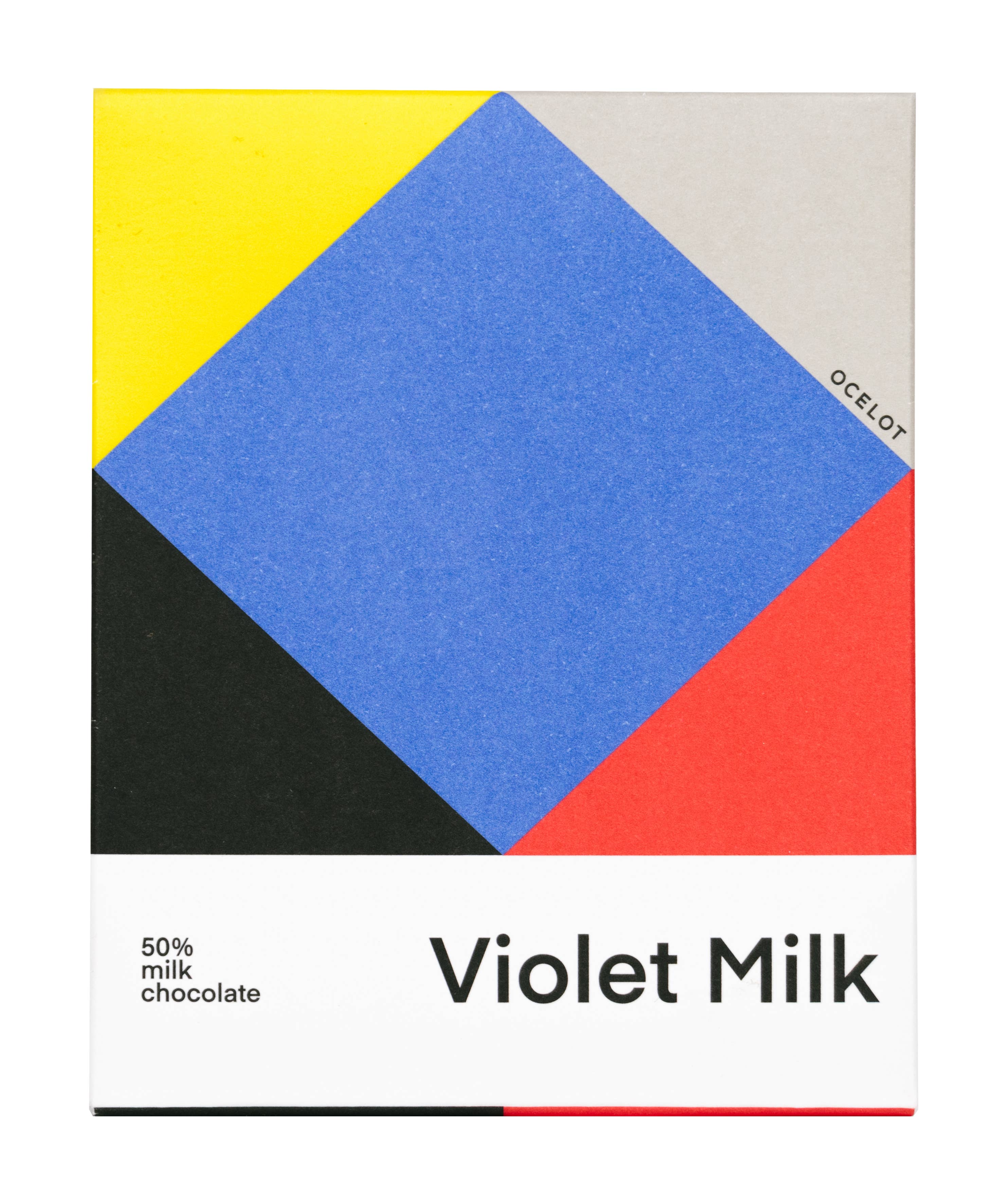 Ocelot Chocolate - Wholesale Chocolate Bar - Ocelot Violet Dark Milk Chocolate (55%), 70g