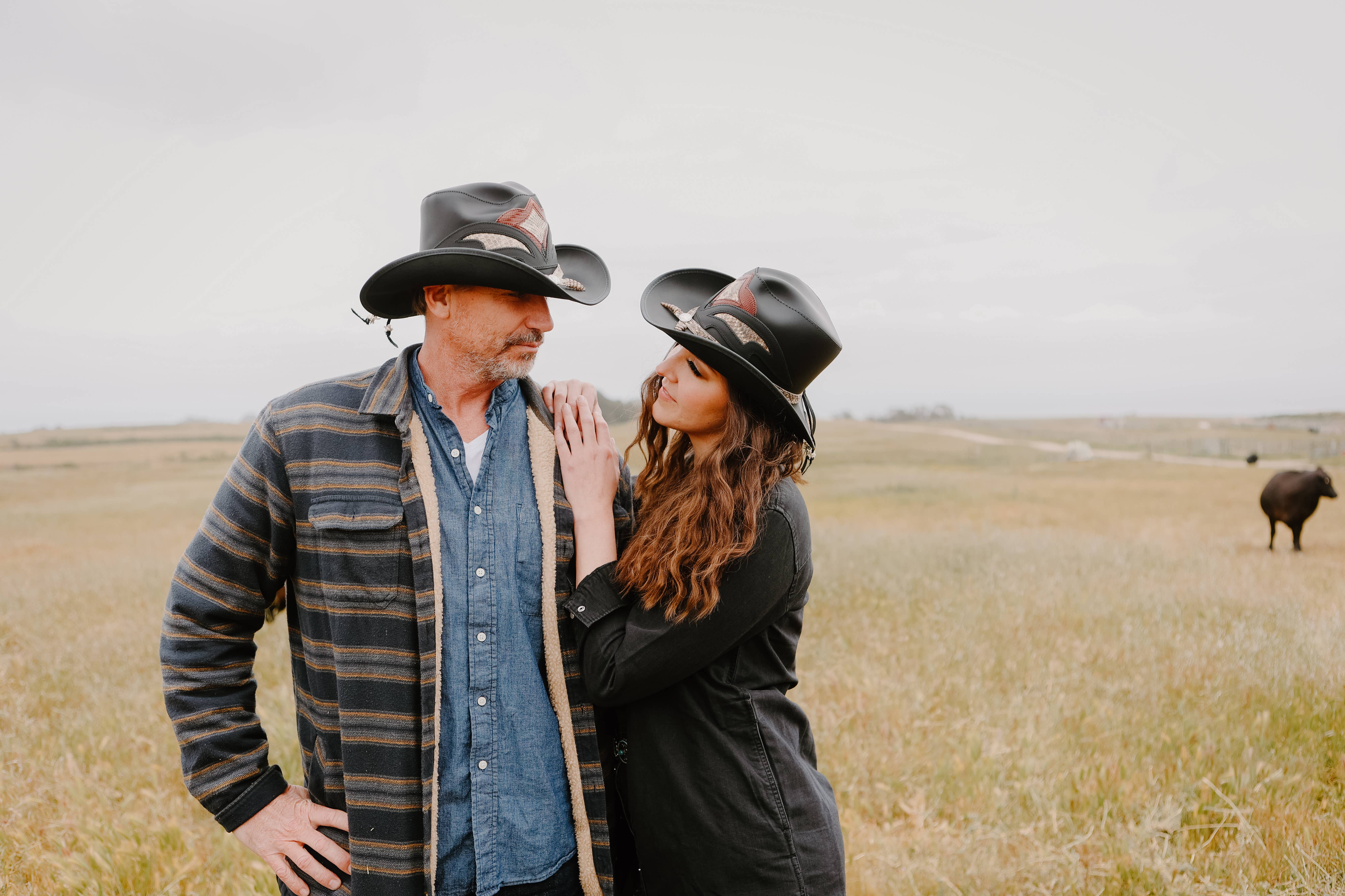 American Hat Makers - Wholesale Cowboy Hat - Unisex - Leather Rattlesnake Cowboy Hat - Style Storm9