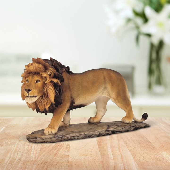 FC Design - Wholesale Decorative Figurine - 7"H Lion Walking Figurine Home Decor Gifts