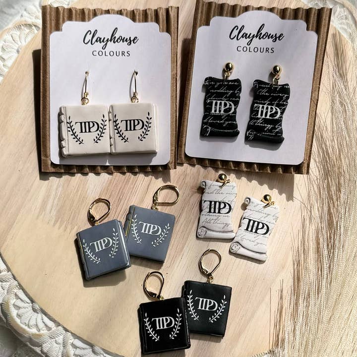 Clayhouse Colours - Wholesale Dangle Earrings - Taylor Swift Earrings | The Tortured Poets Dept Earrings