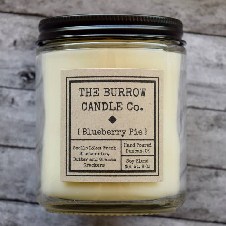 Blueberry Pie - Spring/Summer for wholesale by The Burrow Candle Company