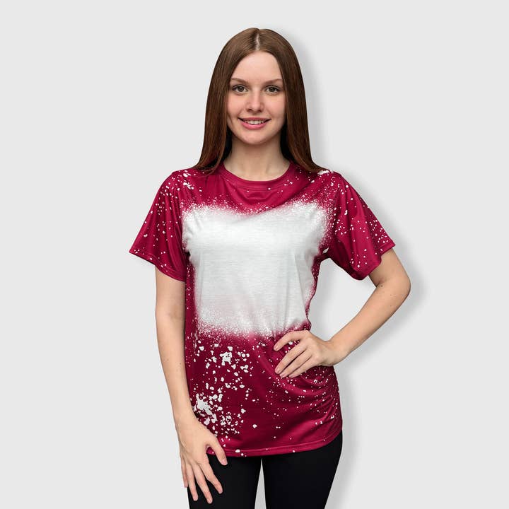 ILTEX Apparel - Wholesale T-Shirt - Women's - FAUX Bleached Tees - Adult7