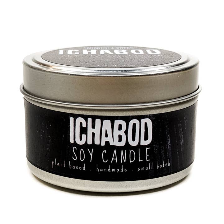 Tarabusi Creek - Wholesale Travel Candles - Ichabod Soy Candle (Cryptid Collection)1