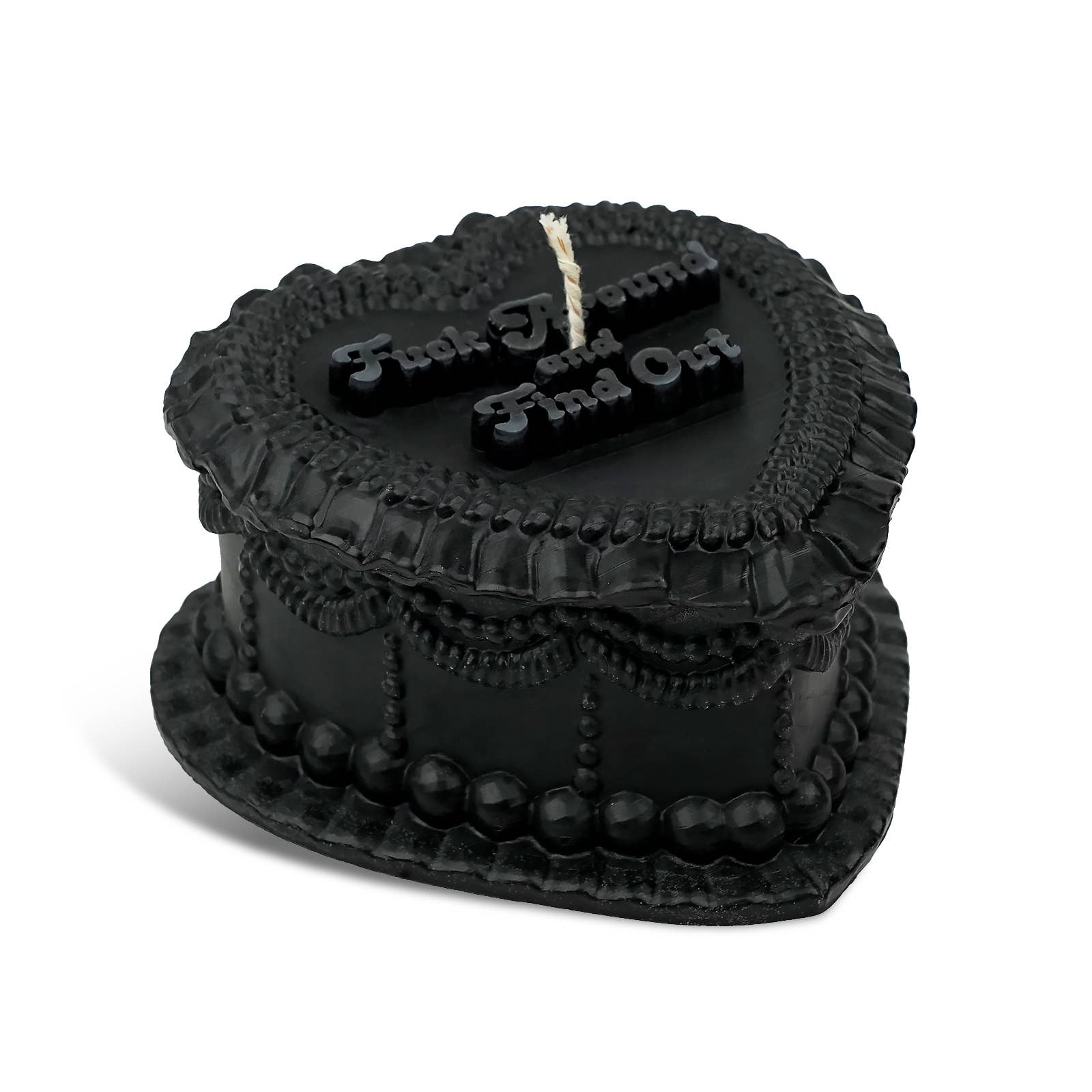 FUN CLUB – Engroshandel Gavelys – Fuck Around and Find Out Hjerte Lys (sjovt kagelys)0