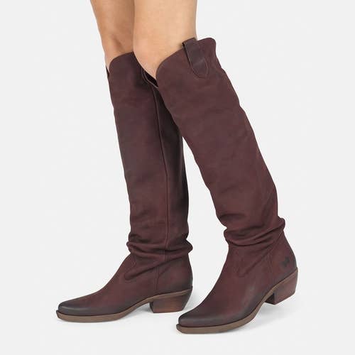 Women´S Leather Biker Boots - El Paso B921 Nobuck Botte for wholesale on Faire6