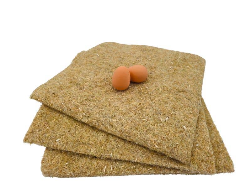 My Favorite Chicken - Wholesale Pet Bed - Cat/Dog - Hemp Fiber Laying Hen Nest Pads, Poultry Nesting Box Liners5