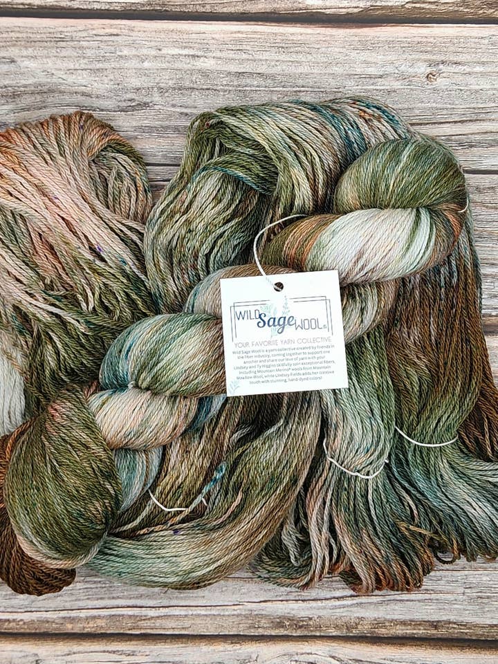 Emberwood - Fingering - RTS for wholesale by Wild Sage Wool