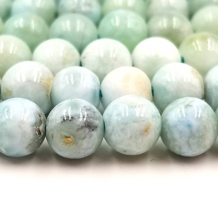 Gorgeous Larimar Quartz Smooth Round Gemstone Beads PRP057 and other Purchase Wholesale larimar beads. Free Returns & Net 60 Terms on Faire trending on Faire.