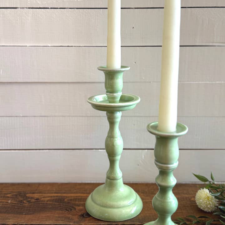 Made Market Co. - Wholesale Candle Holder - Mint Empire Taper Candle Holder Medium0