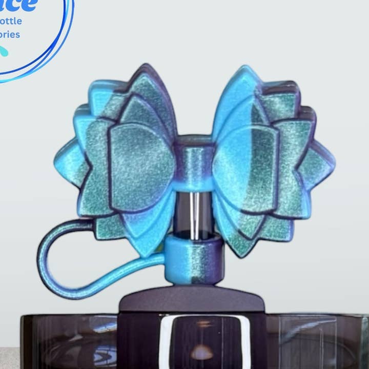 Gracie — adorno para pajita Remolino del océano profundo para venta al por mayor de Grit & Grace Water Bottle Accessories