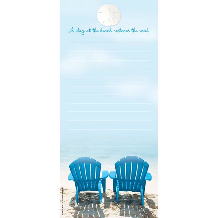 Beach Breeze - List Pad for wholesale by Pumpernickel Press