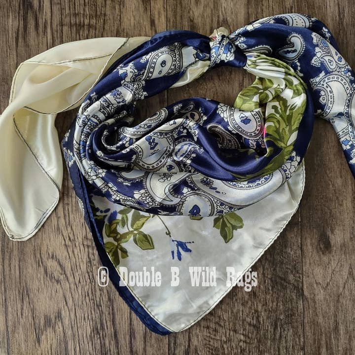 Double B Wild Rags – wholesale Scarf – Women's – Wild Rag BARGAIN CORNER Classic Paisley and Floral Cowboy Western Neck Scarf by Double B Wild Rags7