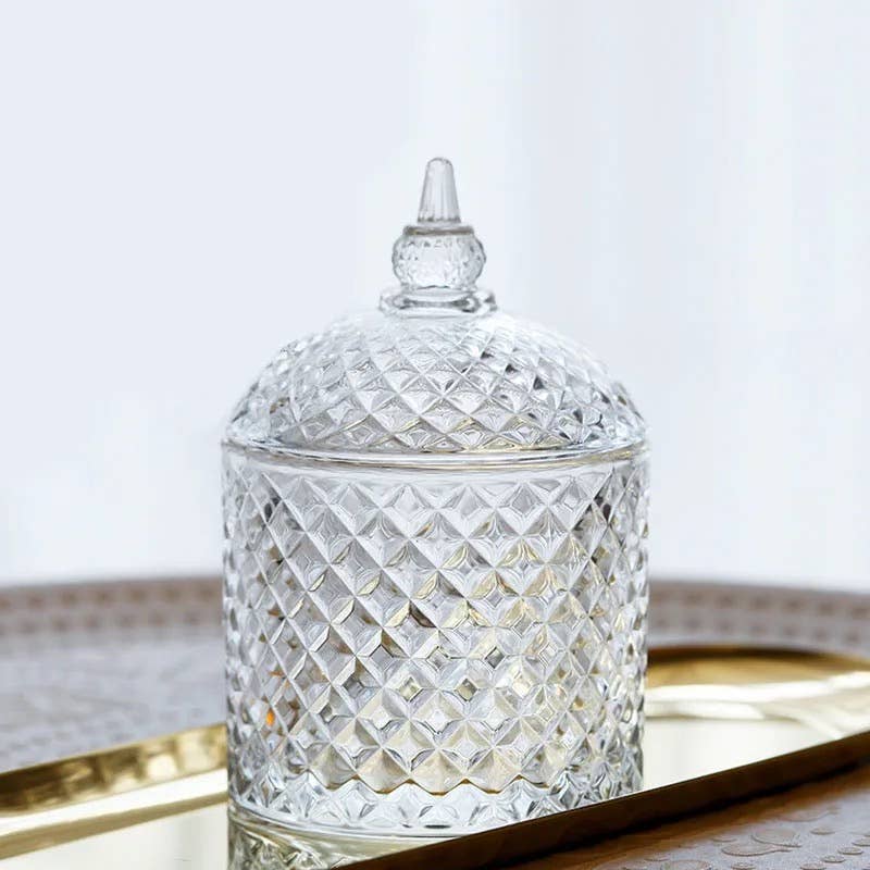 Vagabond Vintage - Wholesale Jar - Crystal Glass Storage Jar8