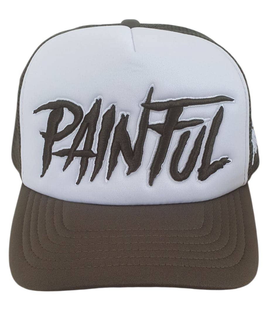 Painful Clothing - Wholesale Trucker Hat - Unisex - Khaki trucker cap3