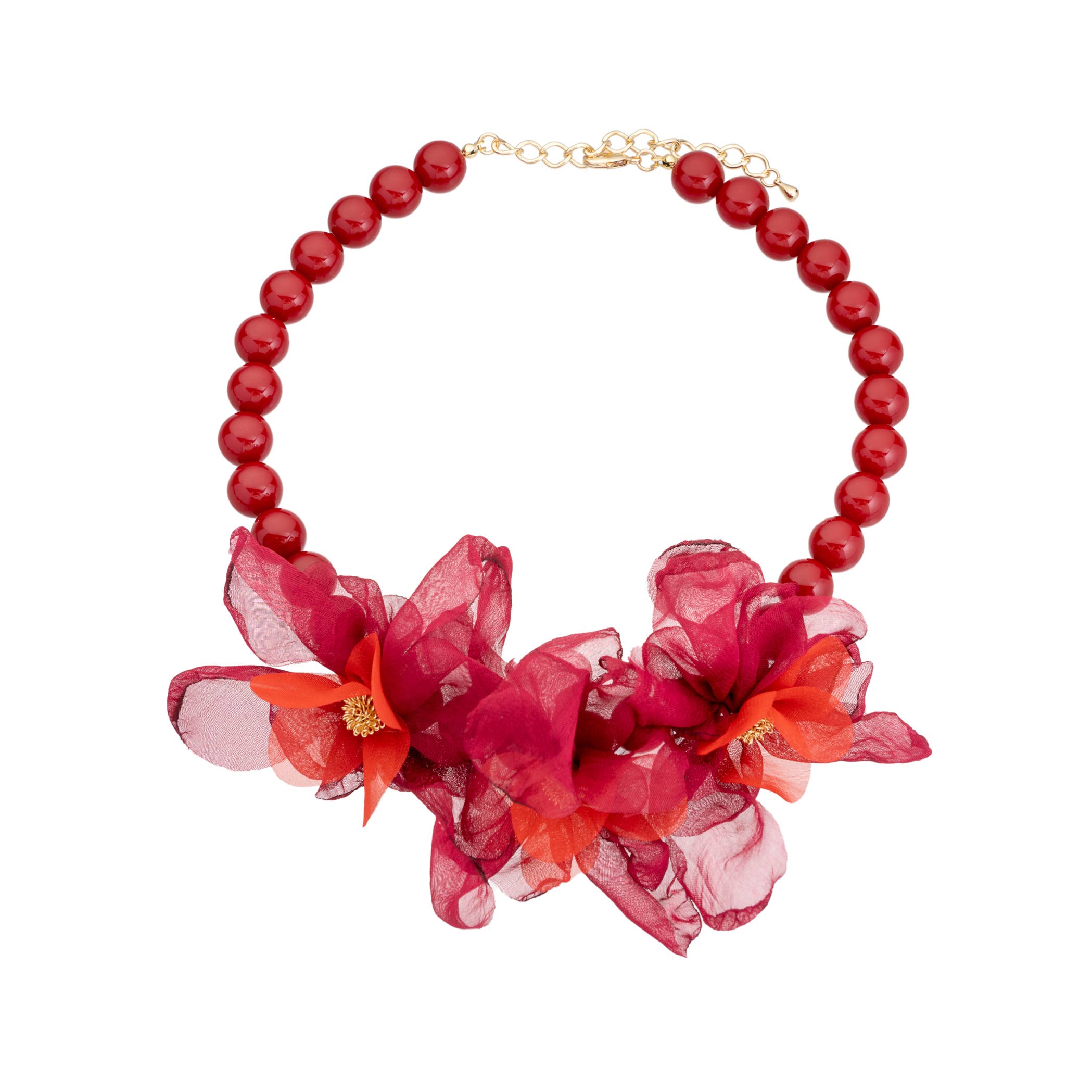 Blue Scarab - Wholesale Choker/collar - Soleil Necklace (Red)0