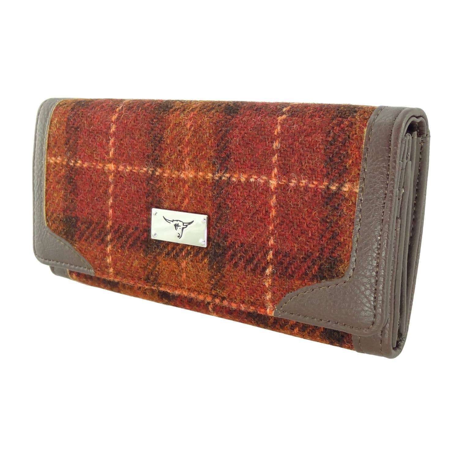Glen Appin Of Scotland - Wholesale Wallet - Women's - Harris Tweed 'Bute' Long Purse2