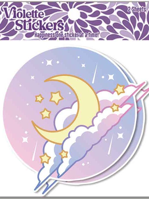 Vinile VY61 Moon Cloud per la vendita all'ingrosso da parte di Violette Stickers