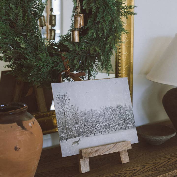 Petal Lane Home - Wholesale Canvas Art - Winter Fawn Artist Board3