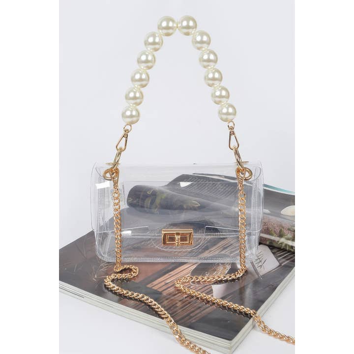 CC Wholesale Clothing – wholesale Crossbody bag – Women's – Transparent Cross Body Bag W Clear Chain3
