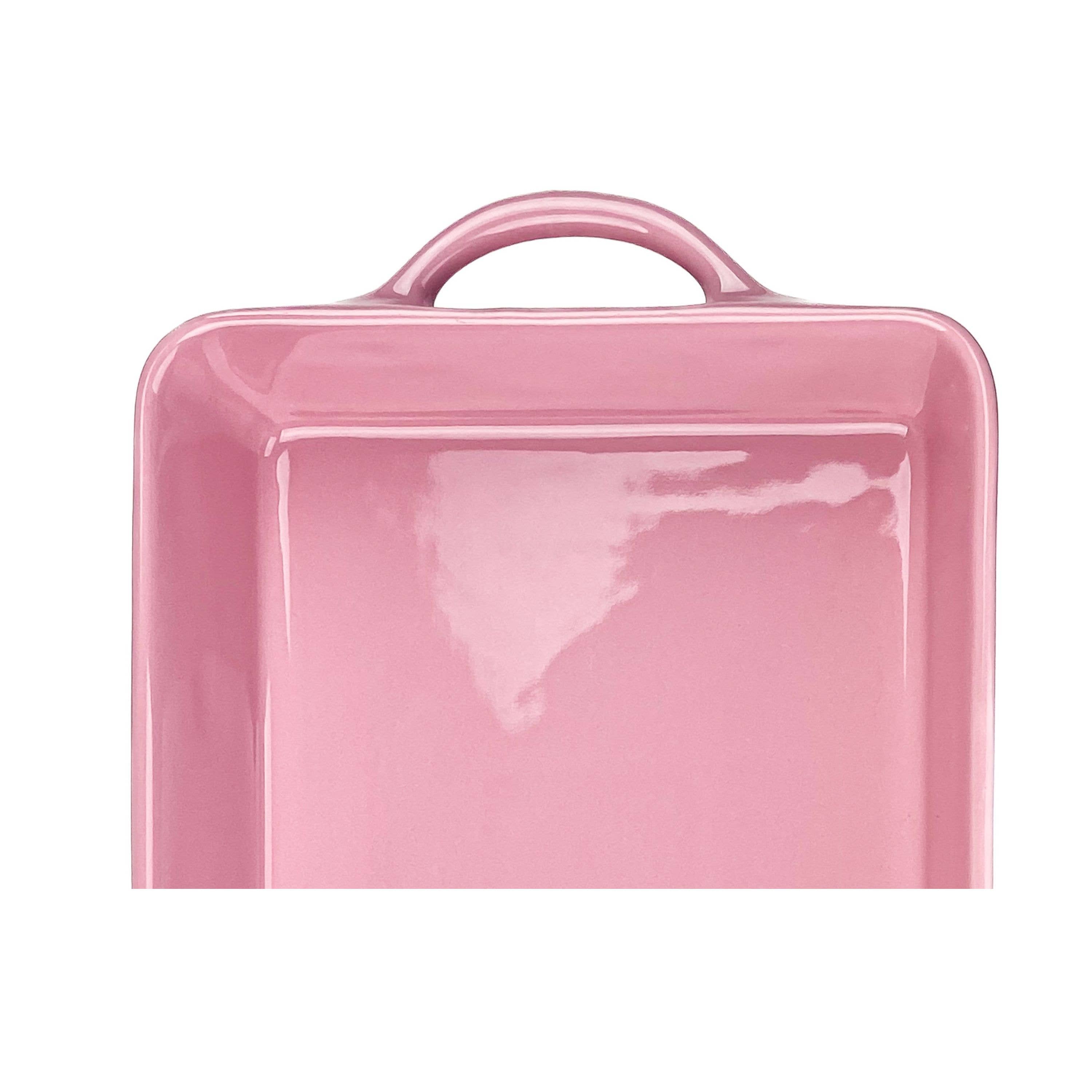 10 Strawberry Street - Wholesale Baking Dish - Daisy  Rectangular Baker, Pink4