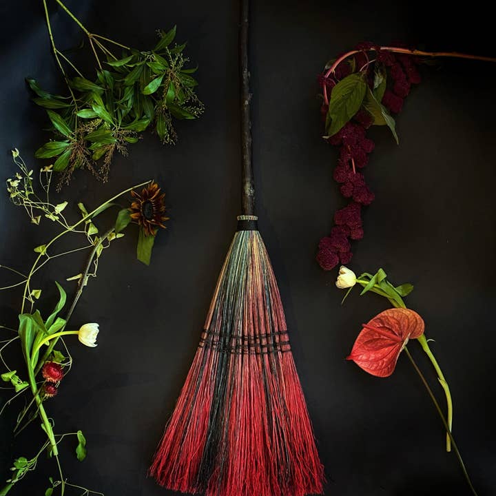 Keven Craft Rituals LLC - Wholesale Broom - "Light as a Feather" Two-tone Sweeper Brooms - Kitchen Broom1