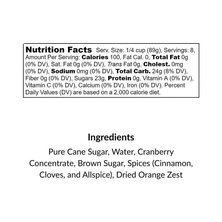 Wood Stove Kitchen – wholesale Cocktailmix/-sockerlag – Mullningssirap, 473 ml – för glögg, cider och bakning9