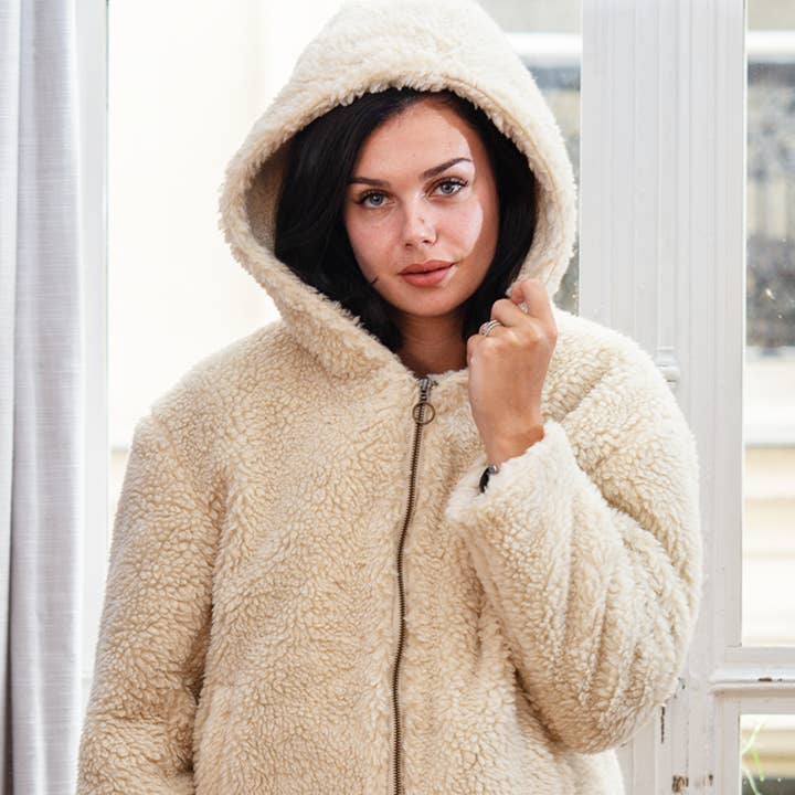 Grizzli Ecru fransk jakke for engroshandel hos MAGNETHIK