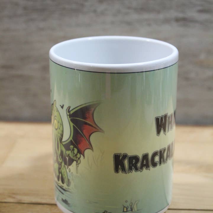Raven Design - Wholesale Coffee Mug - What's Krackalacking?// 15oz. Ceramic Heavy Mug3