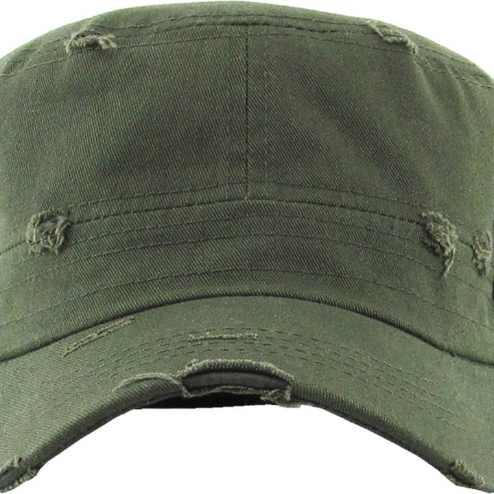 KBETHOS - Wholesale Baseball Cap - Unisex - Distressed Army Cadet (Fitted)24