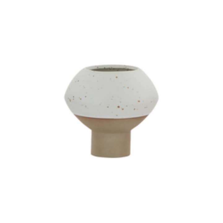 HAGI MINI VASE OYOY LIVING – WHITE/BROWN for wholesale by Tallytate S.L.