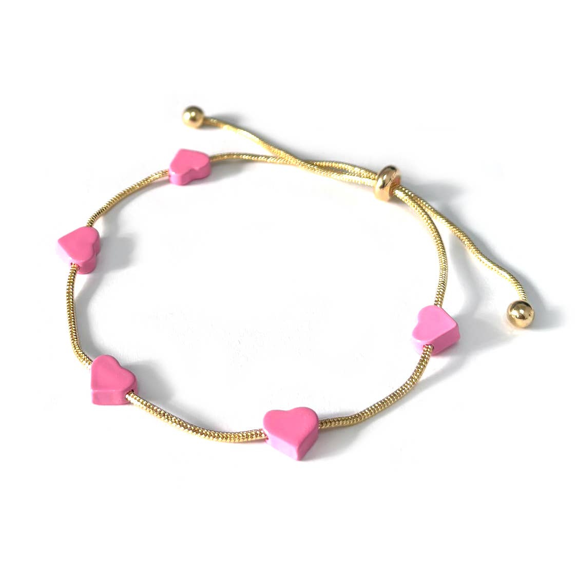 StarryNYC - Wholesale Charm/Dangle Bracelet - Heart Brass Charm Personalized Pull Tie Bracelet7
