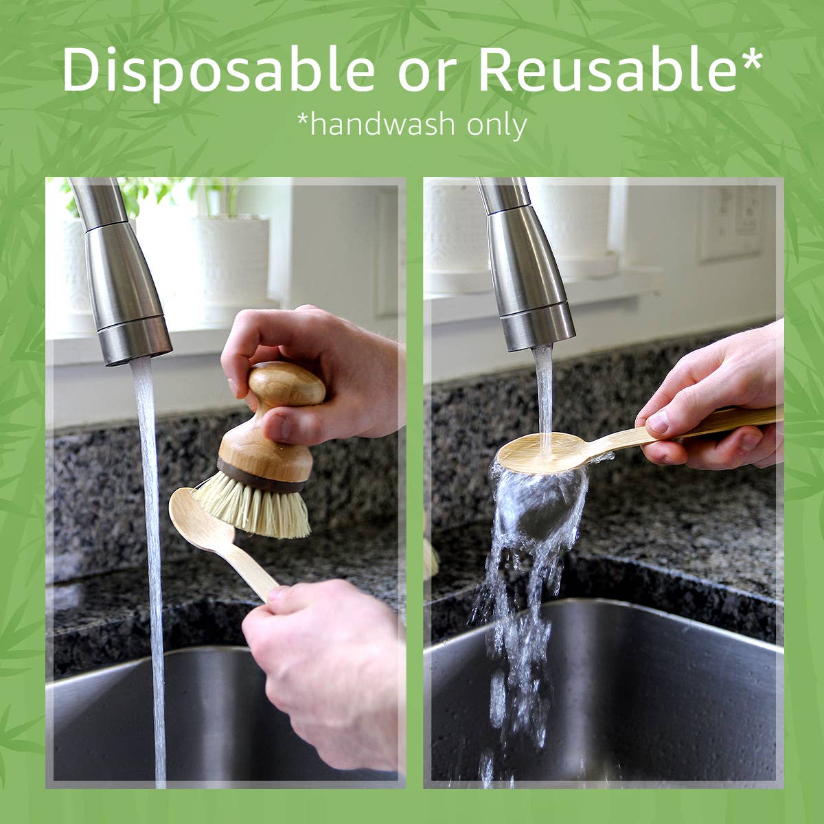 Ibambo - Wholesale Assorted Cutlery Set - Ibambo Bamboo Disposable Spoons Set - 100 Pack 2