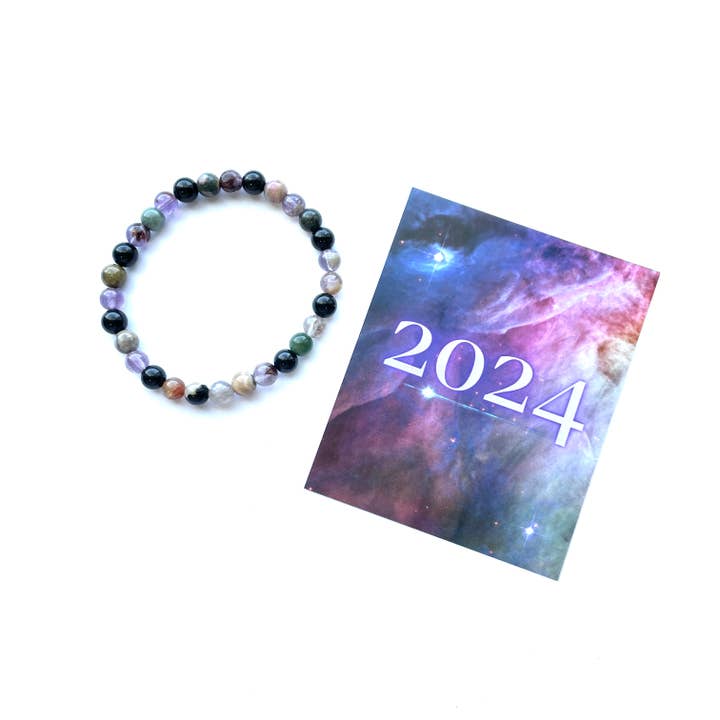 Bracciale in cristallo 2024 per la vendita all'ingrosso da parte di Cosmic Heart Collective