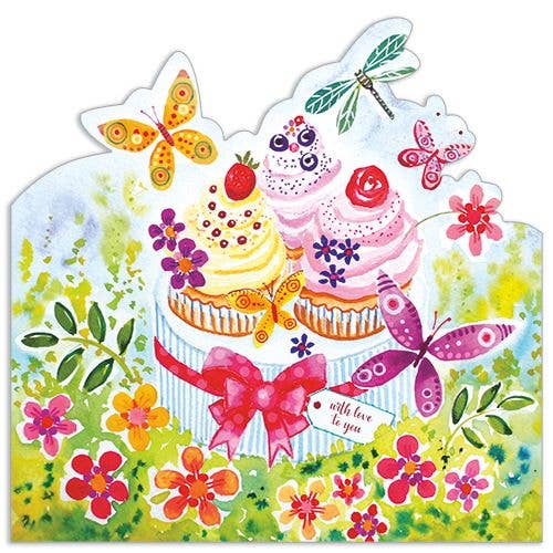 Box of Cakes Greeting Card for wholesale by Lilac Tree Designs