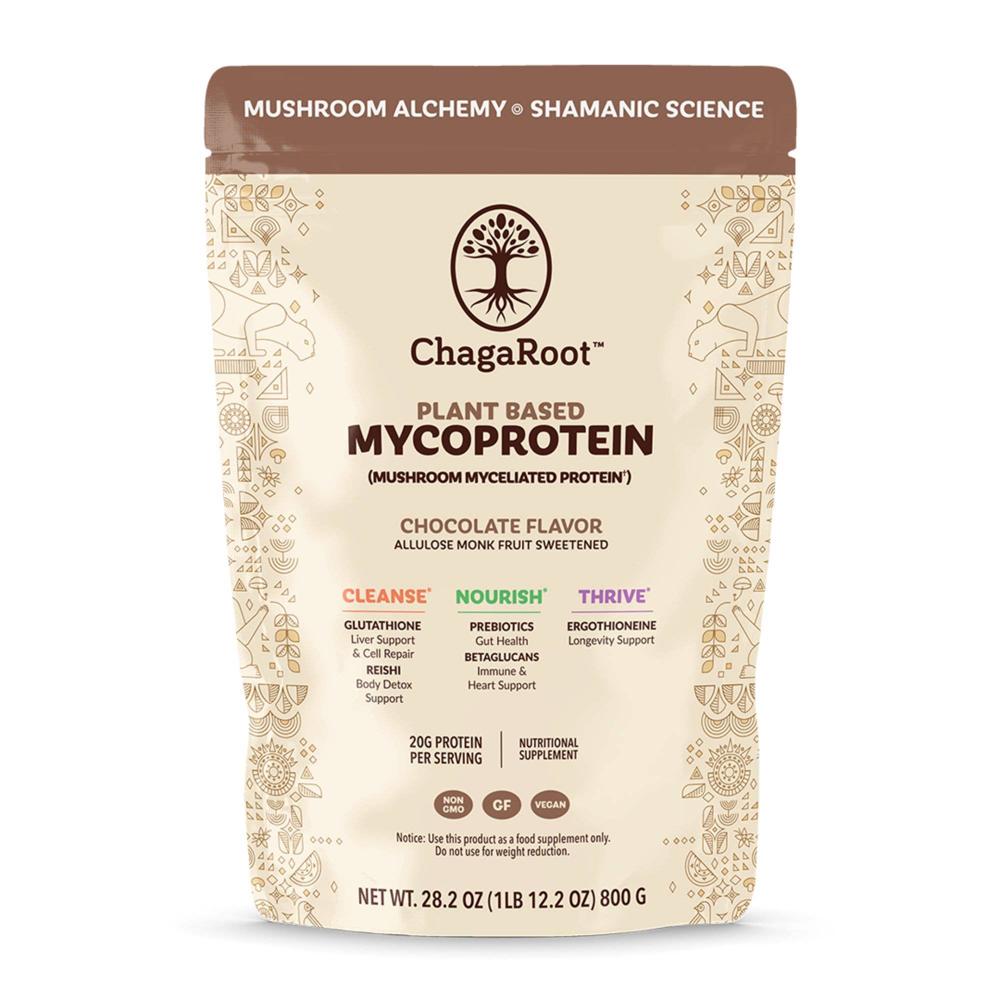 ChagaRoot – Engroshandel Protein-/superfoodpulver – ChagaRoot MycoProtein Plantebaseret Protein med Svampe0