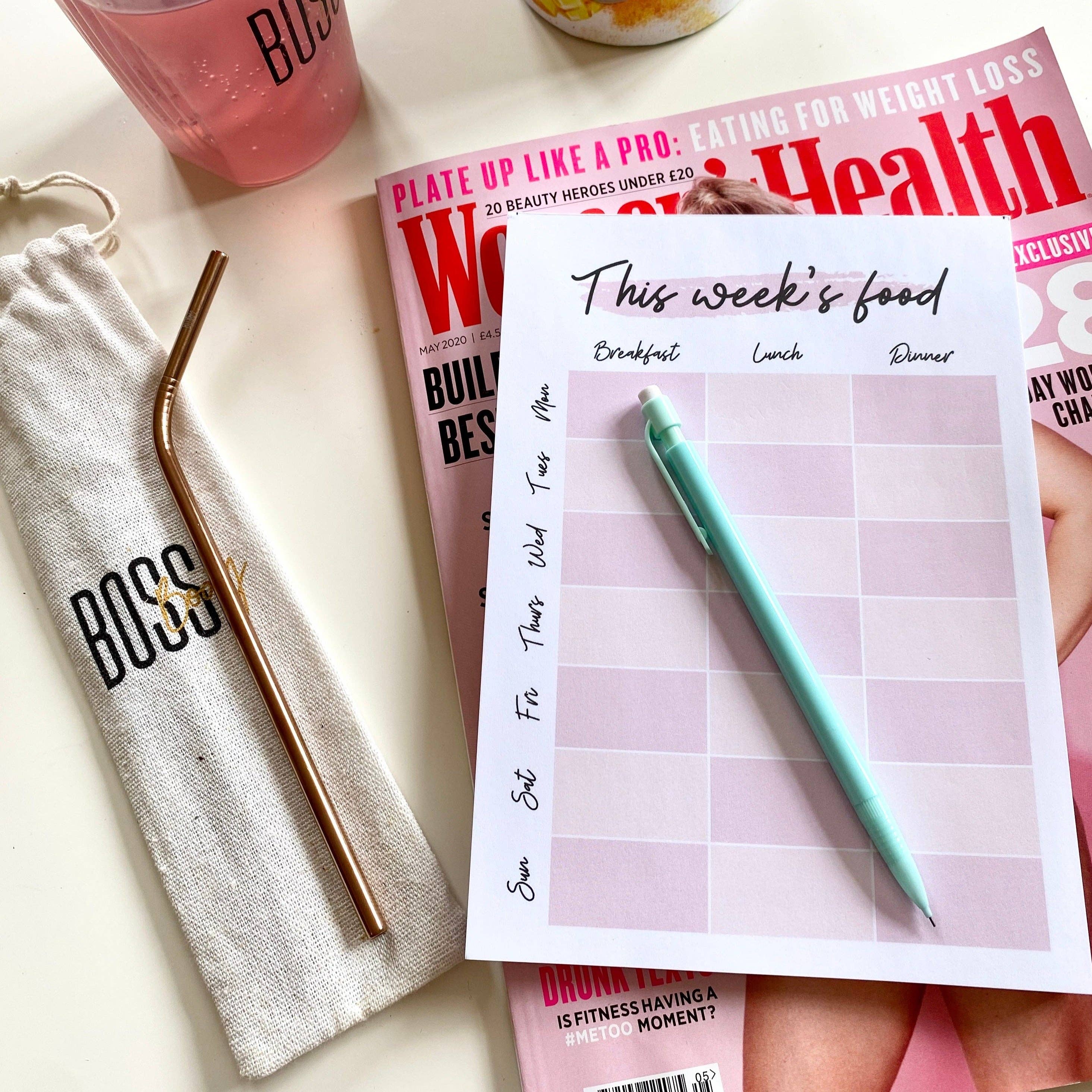 Short Stuff – wholesale Planner – Magnetic A5 Meal Planner2