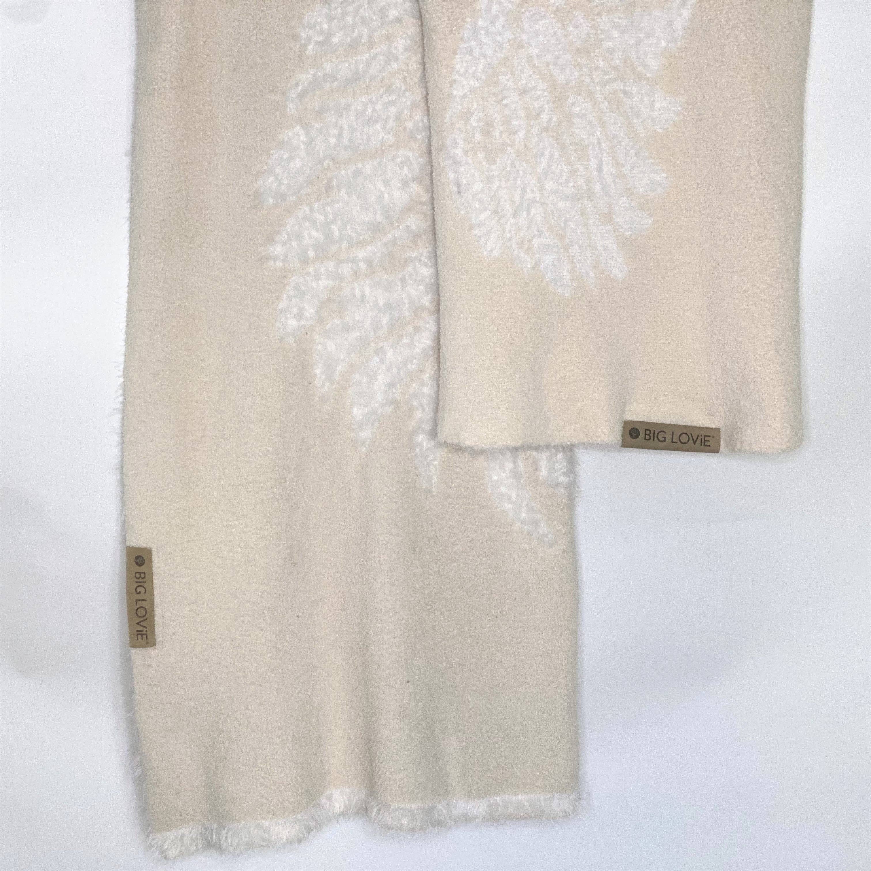 BIG LOViE - Wholesale Throw Blanket - DREAM | WINGS IVORY6