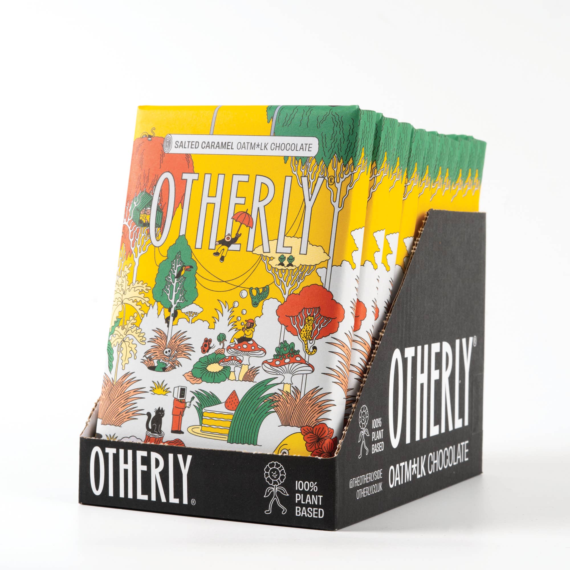OTHERLY: OATM*LK CHOCOLATE [No duties when shipping to US!] - Vendita all'ingrosso Barretta di cioccolato - Barretta di cioccolato al caramello salato con latte d'avena 120 g | Vegana | Cremosa2