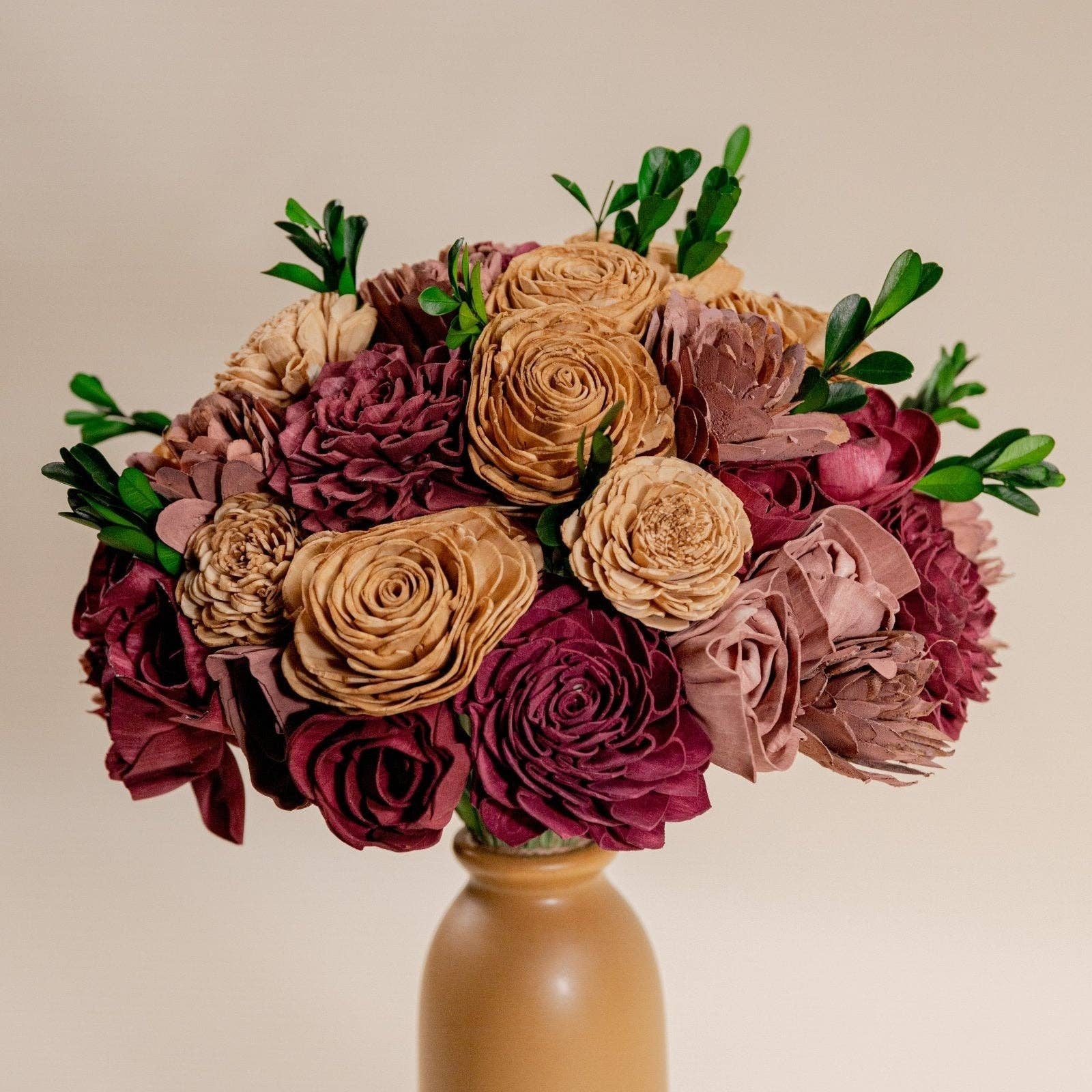 Sola Wood Flowers - Wholesale Artificial Flowers - Vintage Charm Finished Bouquet - Large7