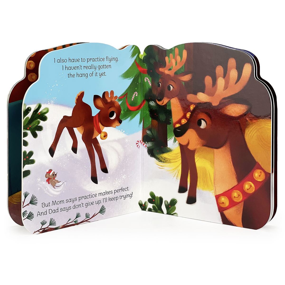 Cottage Door Press - Wholesale Baby & Toddler Book (0-2) - A Little Reindeer Shaped Christmas Board Book3